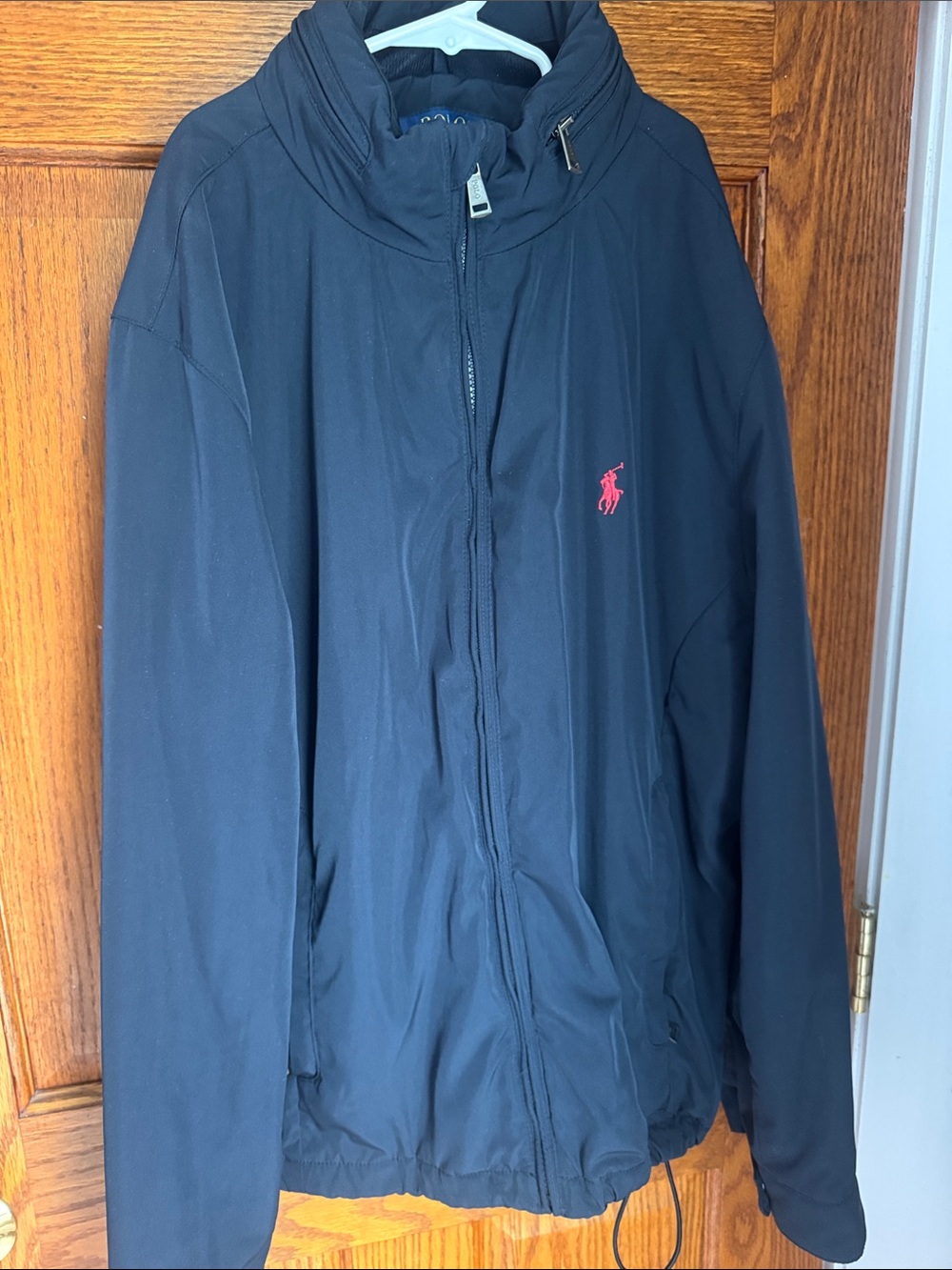 Polo by Ralph Lauren Navy Windbreaker with Red Pony Logo